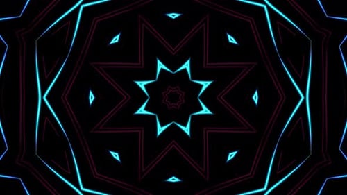 Seamless Neon Light Design Background