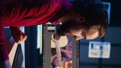 Editor de Vídeo Vertical: Grabación, Tutorial en línea sobre edición, gradación de color e iluminación