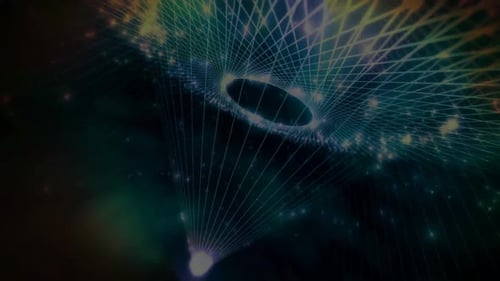 Animation de lumières bokeh