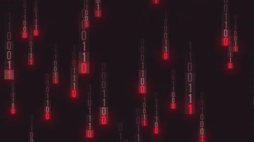 Binary Code Number Random Digital Technology Background