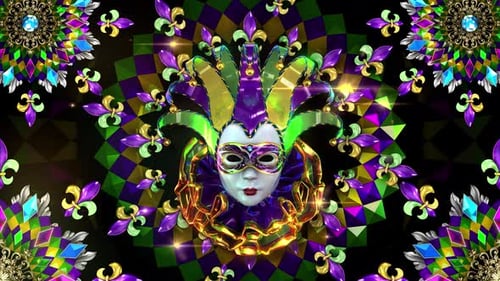 Mardi Gras Carnival Mask
