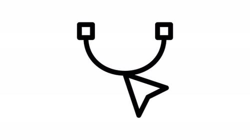 animation d'icônes de ligne de remodelage