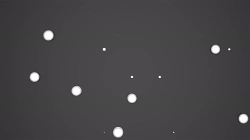 Minimalist White Circles Animated Background Loop