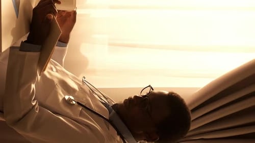 Vertical Doctor Study Medical Training Reading