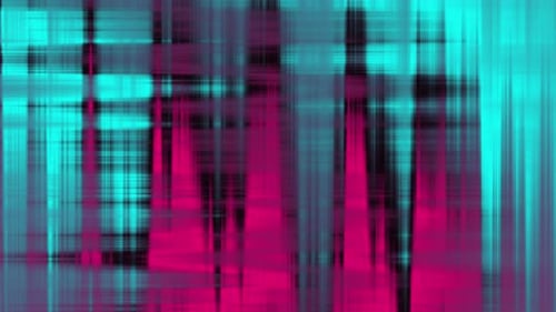 Remolinos abstractos de color verde azulado y magenta. Una obra maestra del arte digital