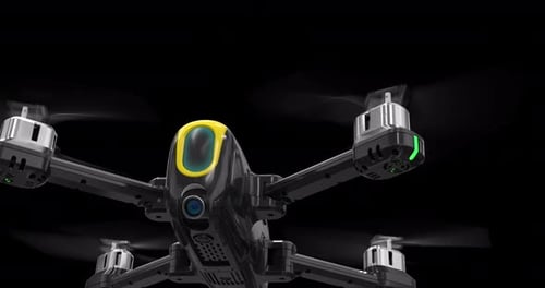 3D Drone Transition Animation