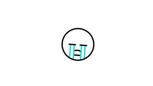 Animiertes Cry-Symbol