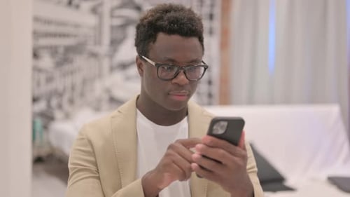 Young Adult Using Smartphone