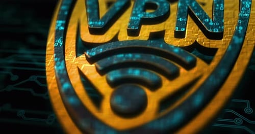 VPN virtual private network symbol digital concept