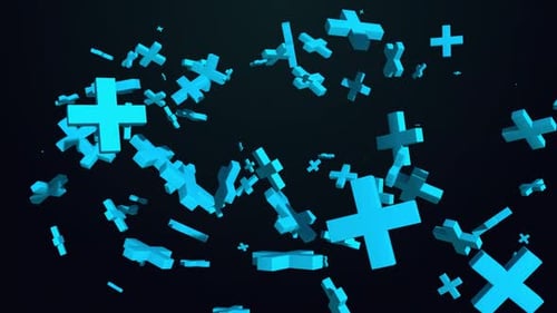 Cross Shape Background Loop