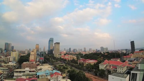 Timelapse: Paisaje urbano de Phnom Penh