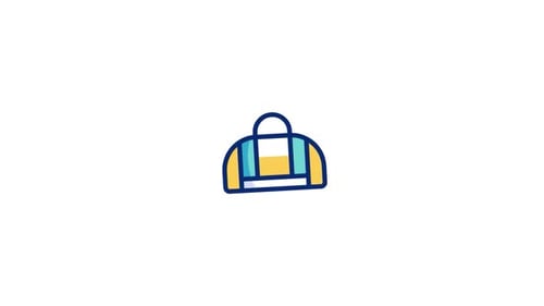 Duffle Bag Animated Icon