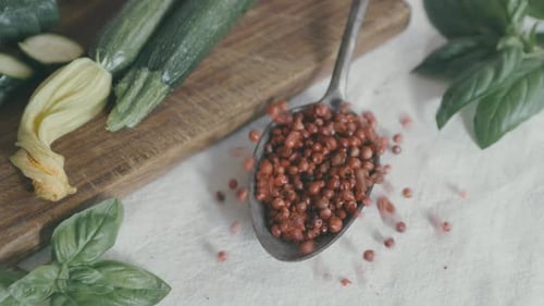 Fresh Ingredients for Cooking Preparation Still Life