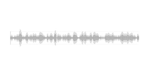 Animation eines aus Balken bestehenden Audiospektrums