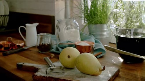 Making Poached Pears