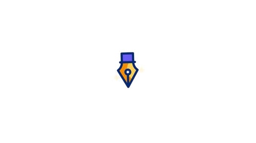 Animiertes Stiftsymbol
