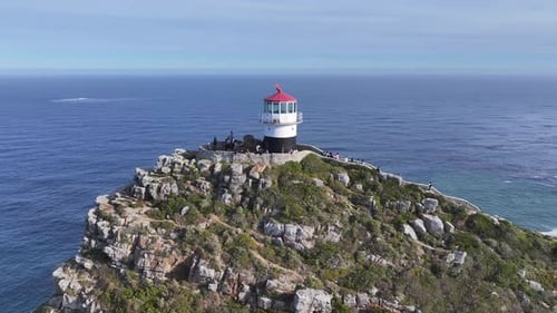 Famous Cape Point At Cape Town In Western Cape South Africa.