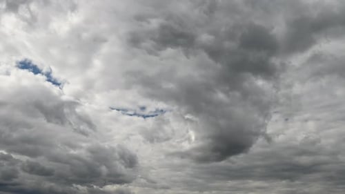 Beautiful motions white clouds on magic sky background.