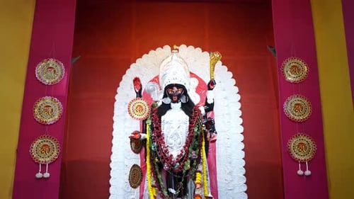 Diwali is one of the biggest festival in India, Kali, one of the deities of Hindus, is worshiped in