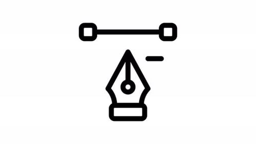 animación de icono de eliminación de línea