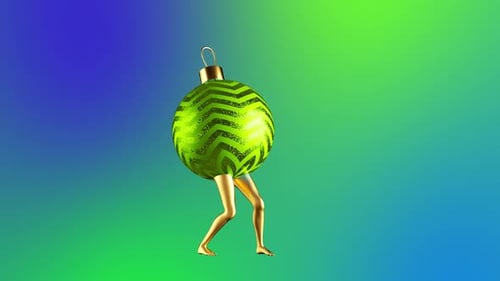 animation en boucle d'un personnage de dessin animé dansant