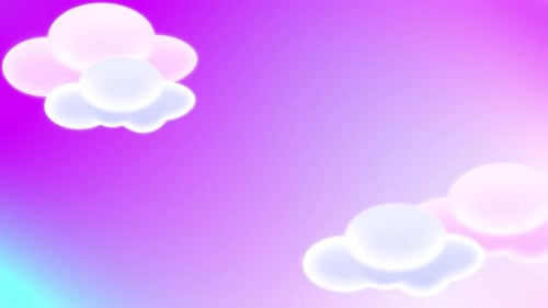 Sweet Dream Doodle Sky Pastel Glow Neon
