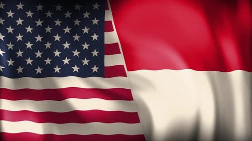 Usa And Monaco Background Loop