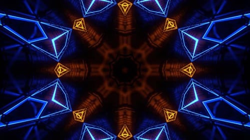 Electric Neon Explosion Background
