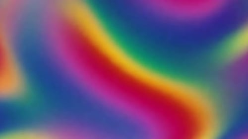 Vibrant Iridescent Swirling Colors Abstract Background