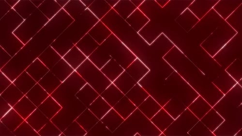 Digital Line Red Technology Background 4 K Seamless Loop