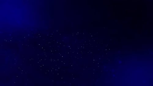 Particles Blue Background Loop