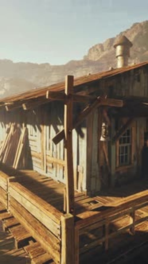 Old Wooden Sawmill Along the Coast of Maine
