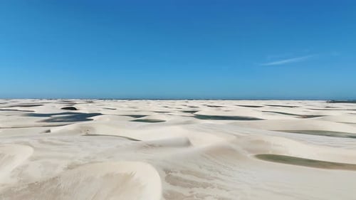 the desert flooded with lencois maranhenses