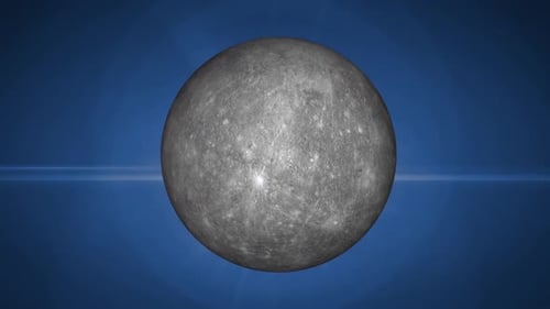 Mercury Planet, Video animation of the planet Mercury