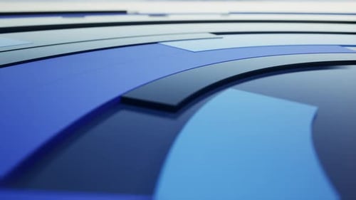 Blauer Nachrichtenhintergrund, blauer abstrakter Bewegungshintergrund im Nachrichtenstil
