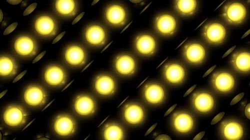 Dynamic stage lights pulsate with vibrant energy, creating electric atmosphere