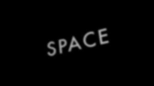 3D Kinetic Text Reveal Title Animation for Space