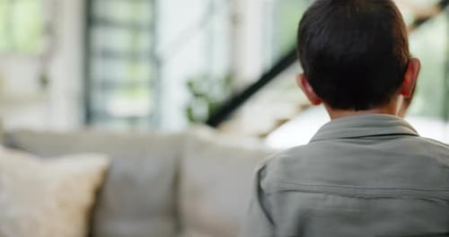 Grandmother and Child Sharing a Loving Embrace Indoors