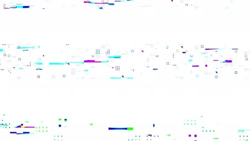 Colorful Digital Glitch Abstract Motion Background