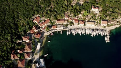 Summer Sea Cruise on Ship at Green Mountains Island White Yacht