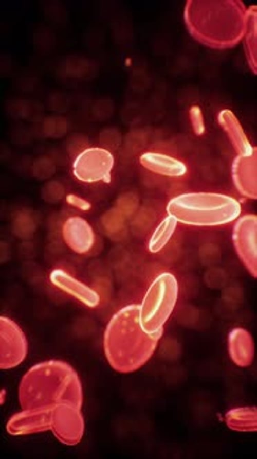 Healthy Human Red Bloodcells Abstract Concept