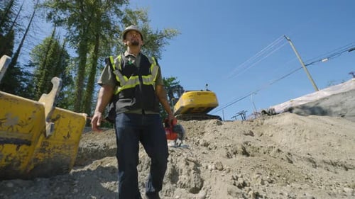 A Construction on the job.