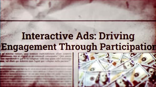 Interactive Ads Driving Engagement Through Participation Title On Digital Newspaper
