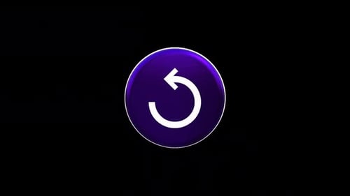 Modern 3D Refresh Loop Icon Spinning Animation