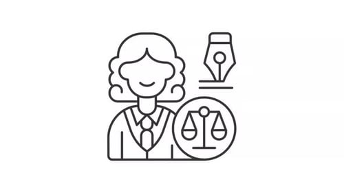 Law department line animation
