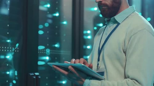 The Technician Specializes in Working with Various Servers in a Data Center Environment