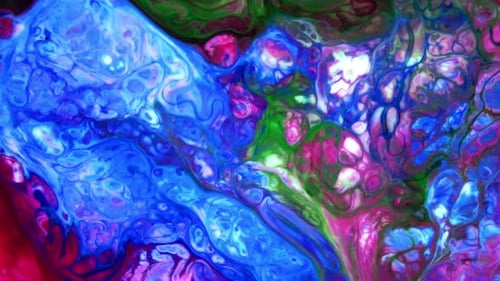 Abstract Flowing Colors
