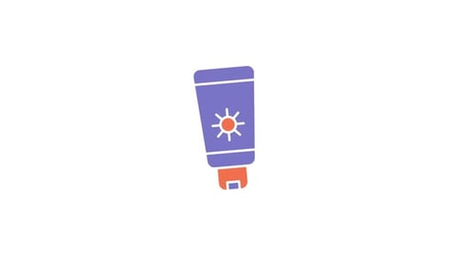 Animated Sun Screen icon Alpha Channel