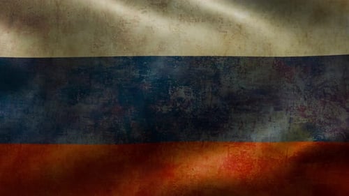 Distressed Textured Waving Flag Animation