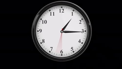 Relógio de parede funcionando de 1 a 2 canais 4K Alpha